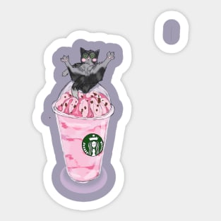 Coffee cat Sticker
